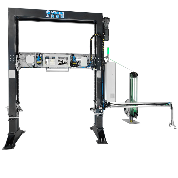 最新一代工業(yè)4.0 全自動(dòng)垂直穿箭式打帶機(jī) 最新一代工業(yè)4.0 全自動(dòng)垂直穿箭式打帶機(jī)