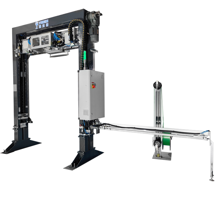 最新一代工業(yè)4.0 全自動(dòng)垂直穿箭式打帶機(jī) 最新一代工業(yè)4.0 全自動(dòng)垂直穿箭式打帶機(jī)
